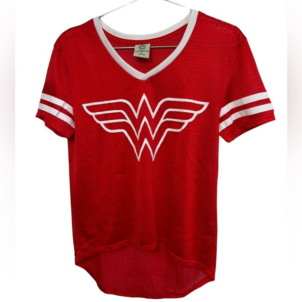 Bioworld DC Comics Red Wonder Woman Juniors XL 15 Jersey MINTY